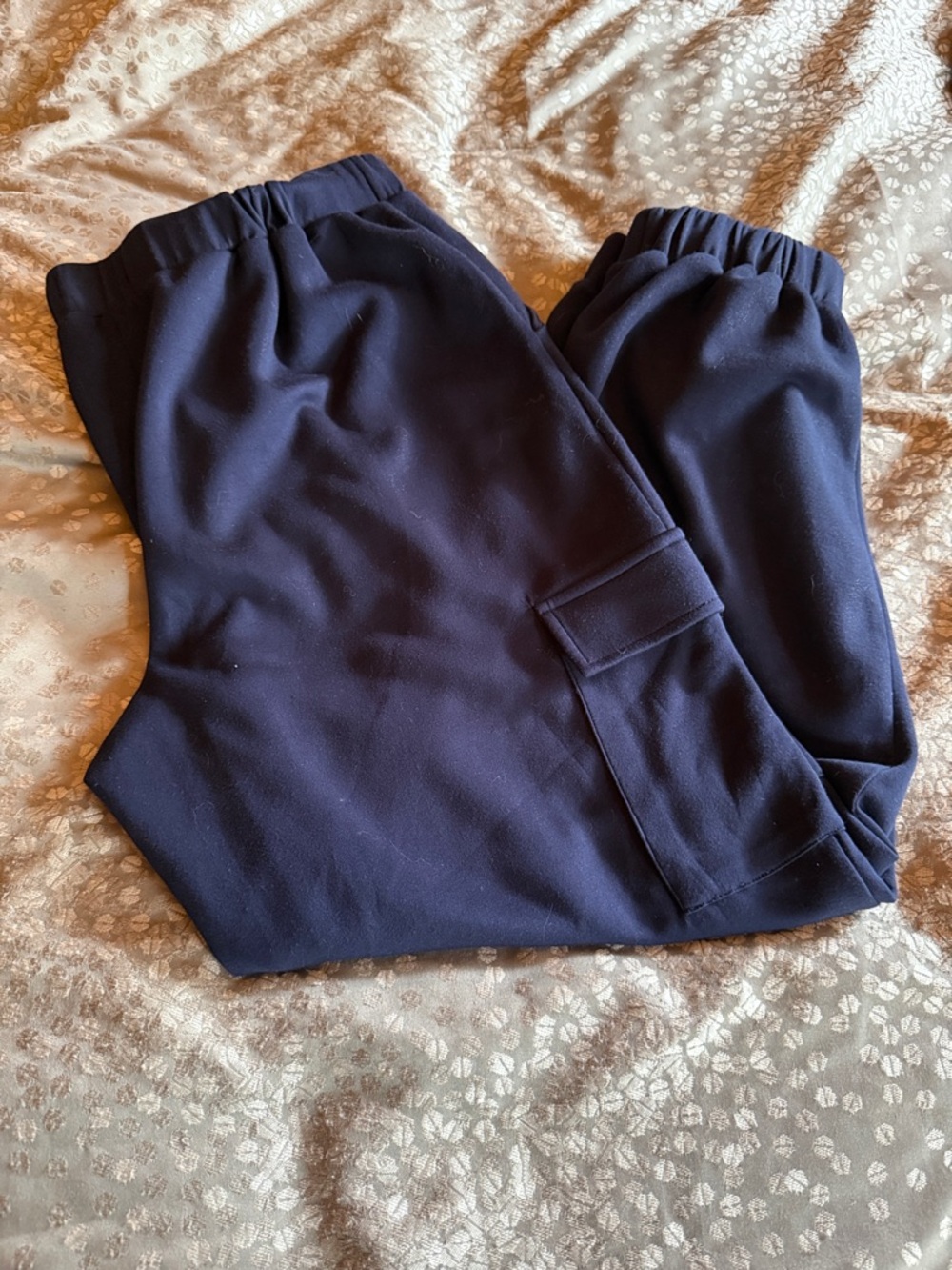 Women’s Navy Cargo Jogger Pants - Comfortable Everyday Wear